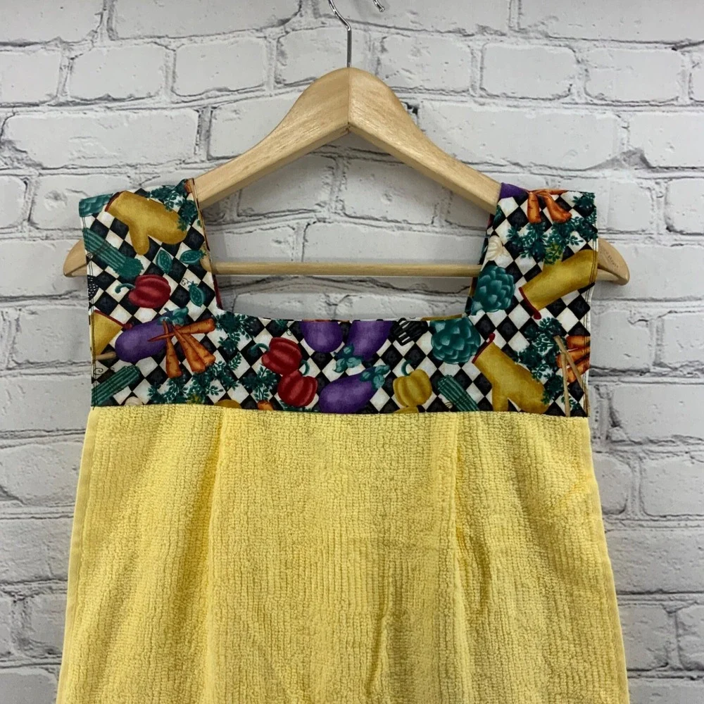 Apron Handmade Drape Open Side Cover‎ Up One Size